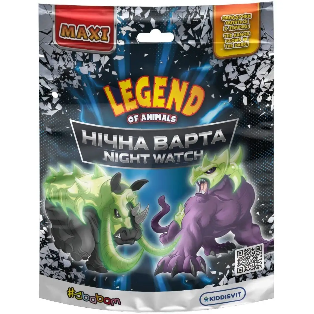 Стретч-іграшка у вигляді тварини серії "LEGEND OF ANIMALS МАКСІ"  НІЧНА ВАРТА (у диспл.)