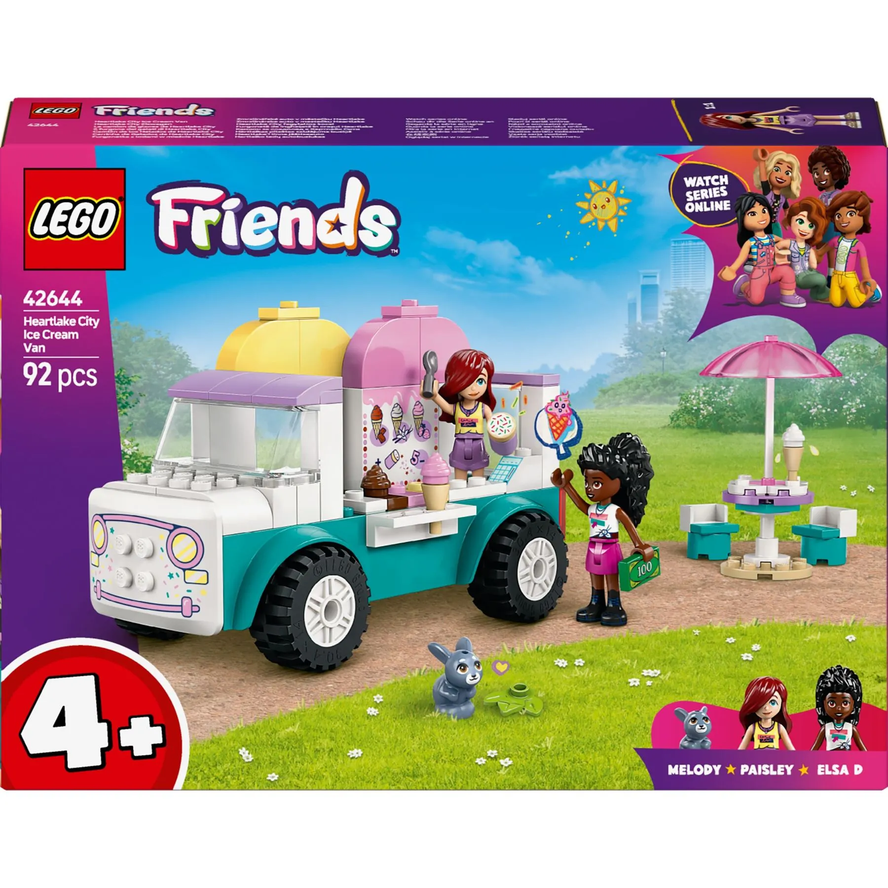 Конструктор Хартлейк-Сіті. Фургон із морозивом LEGO Friends