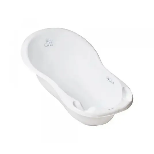 Ванночка 102 см LUX  &quot;Зайчики&quot; зі зливом (Білий)/&quot;TEGA&quot;
