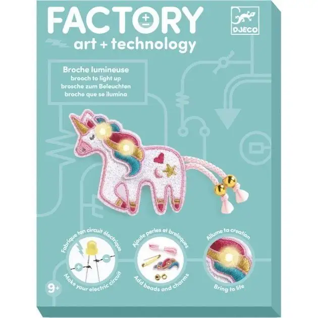 DJECO Набір для творчості "Брошка Sweet Unicorn E-texti"