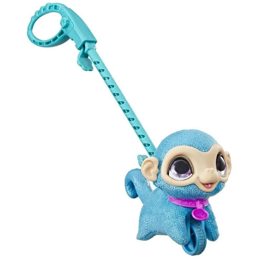 Іграшка м&#039;яка, інтерактивна &quot;Вихованець на повідку&quot; Walkalots Lil Wags серії &quot;FRF&quot; - Monkey Blue