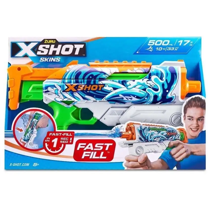 X -Shot Водний бластер Fast FIill Sins  HYPERLOAD Waves, 11854A