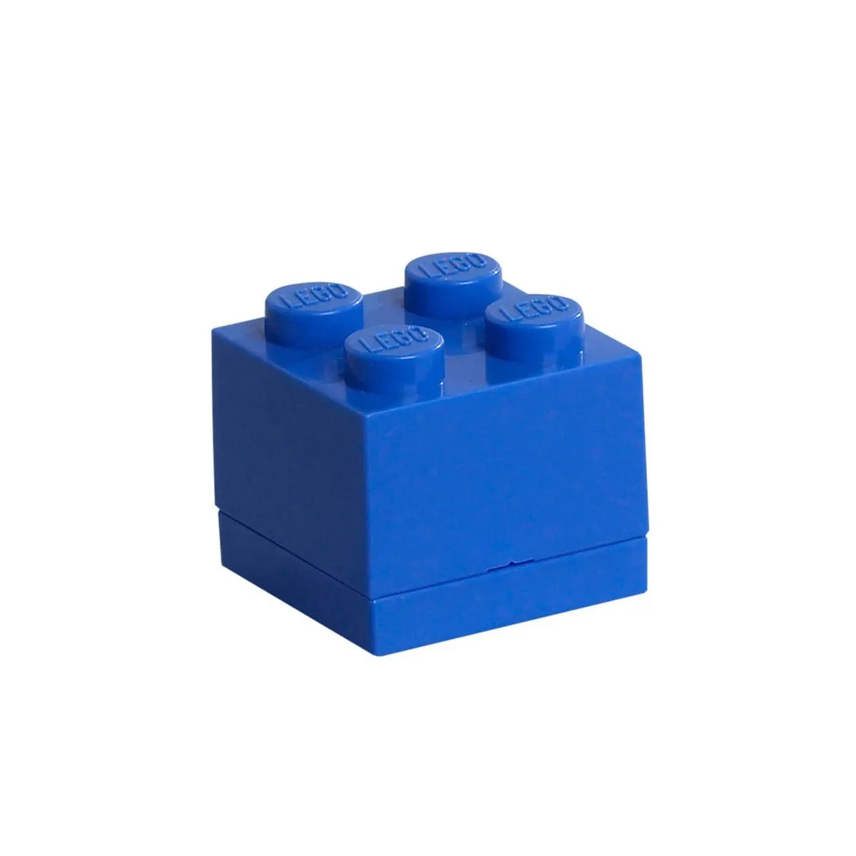 Чотирьохточковий яскраво-синій міні-бокс для зберігання Х4 Lego