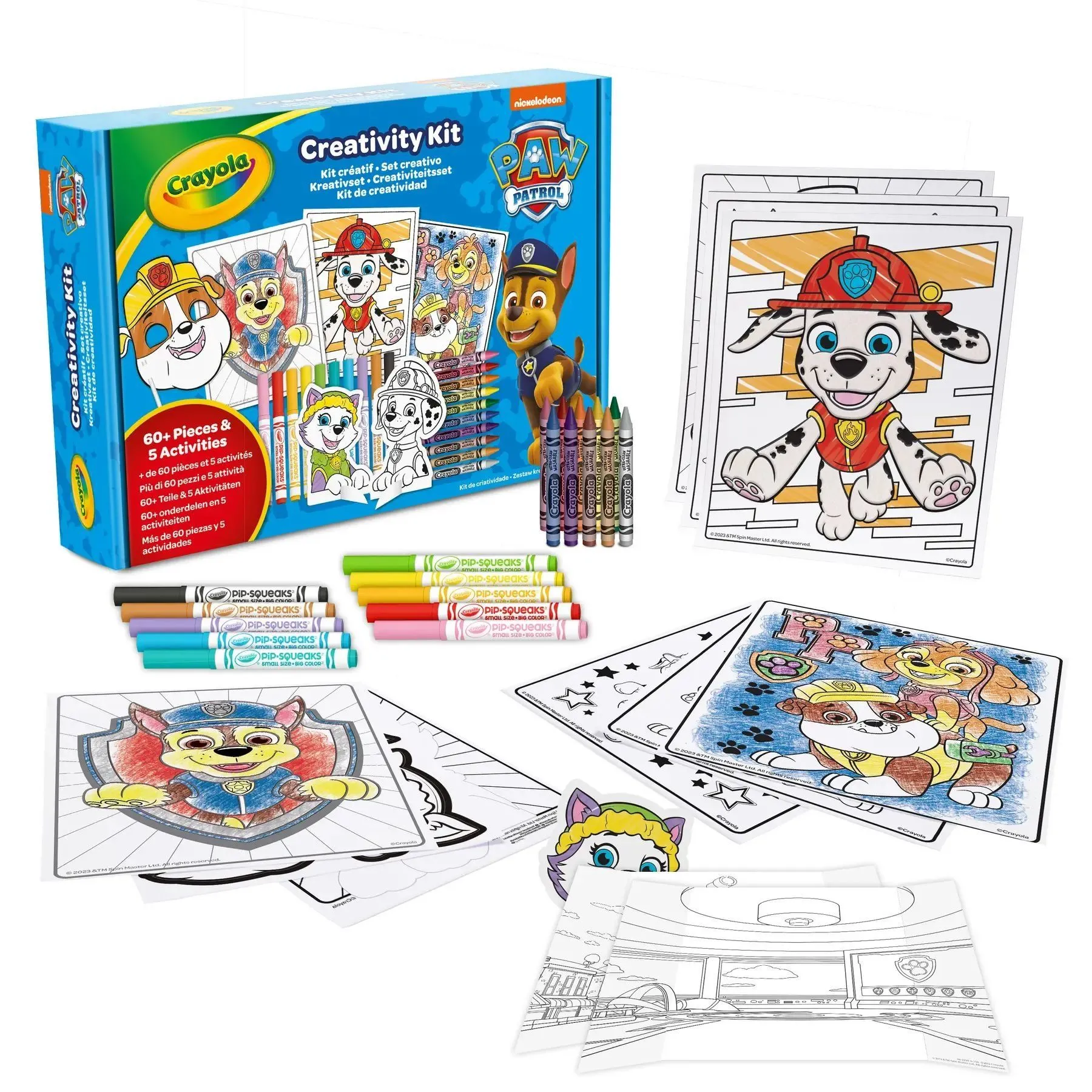 Великий набір для творчості 5в1 "Paw Patrol", 60 одиниць