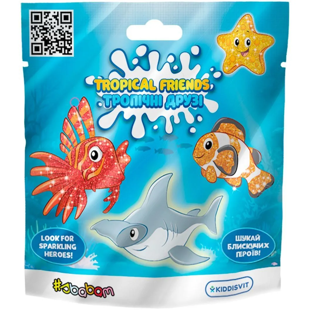 Стретч-іграшка у вигляді тварини серії &quot;Желейна&quot;  ТРОПІЧНІ ДРУЗІ (у диспл.)