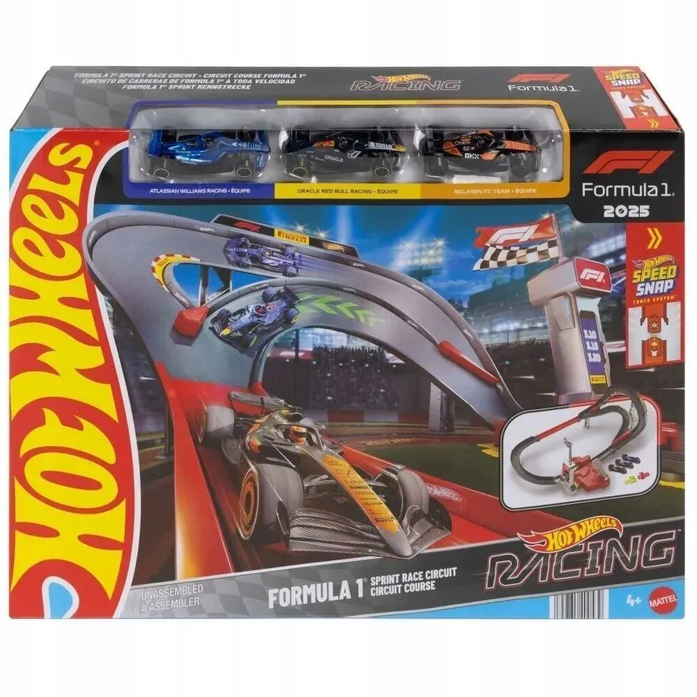 Набір "Траса для перегонів Формула 1^" Hot Wheels