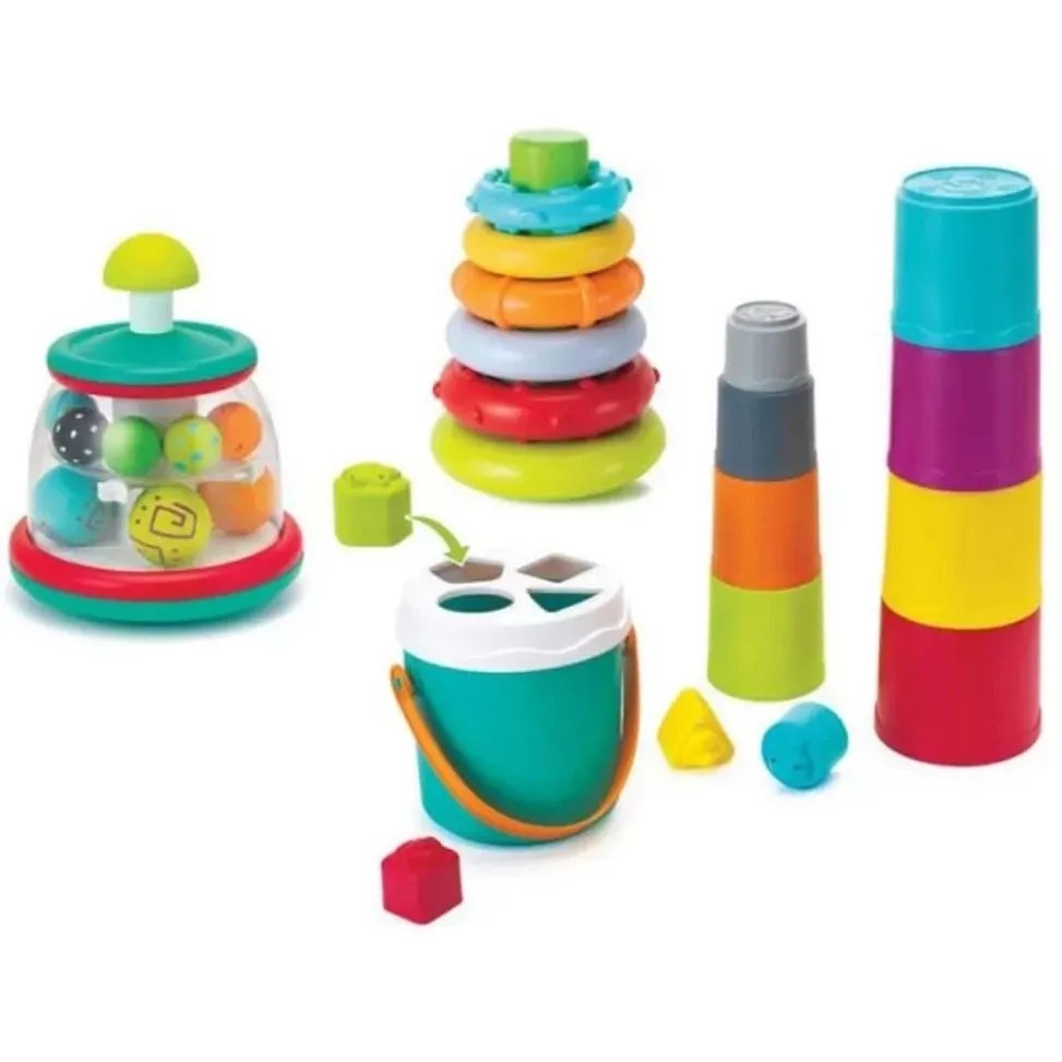 Infantino Набір іграшок 3в1 &quot;Збери, Сортуй, Обертай&quot;, 315193