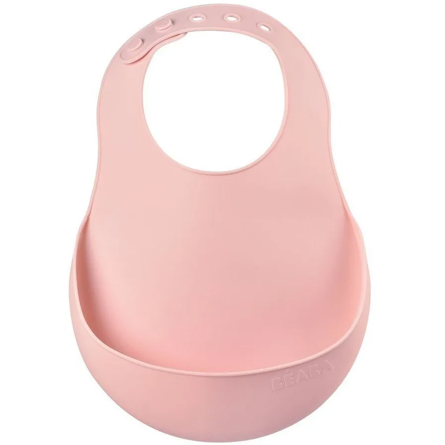Нагрудник силіконовий &quot;Beaba&quot; рожевий