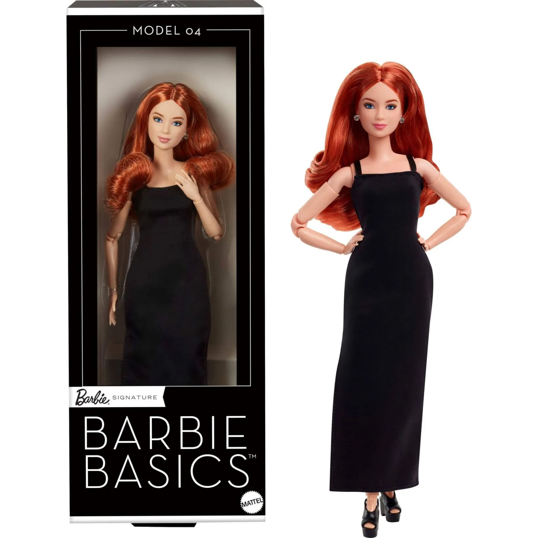 Лялька Barbie Basics 4  рудоволоса та тендітна