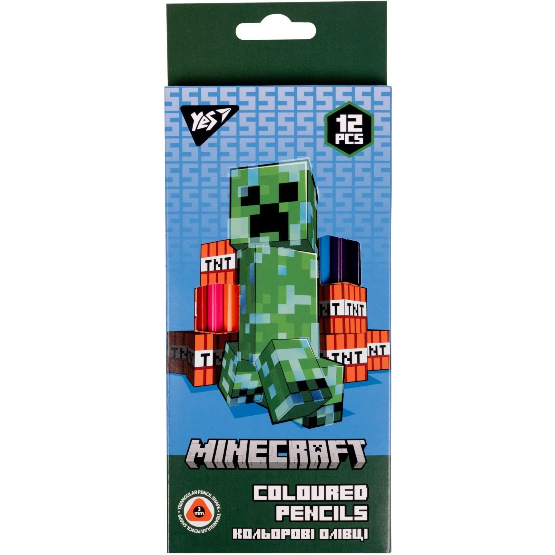 Олівці кольорові YES 12 кол. &quot;Minecraft&quot;