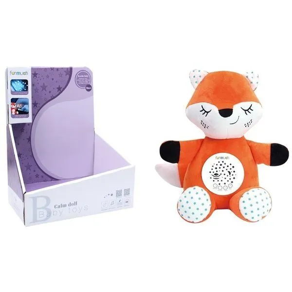 Іграшка музична м&#039;яка  Funmuch ЛИСИЧКА з проектором