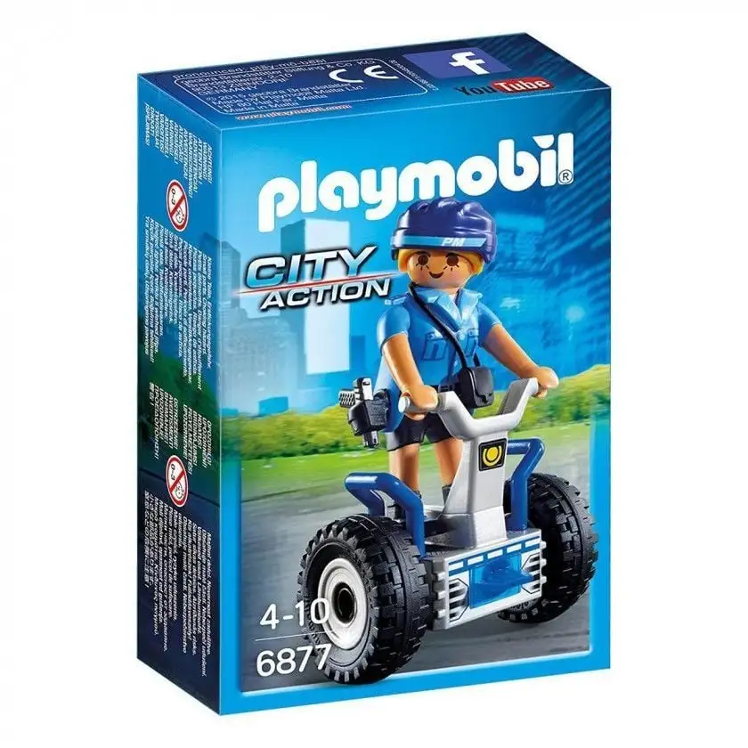 Жінка-поліцейський на сігвеї Playmobil
