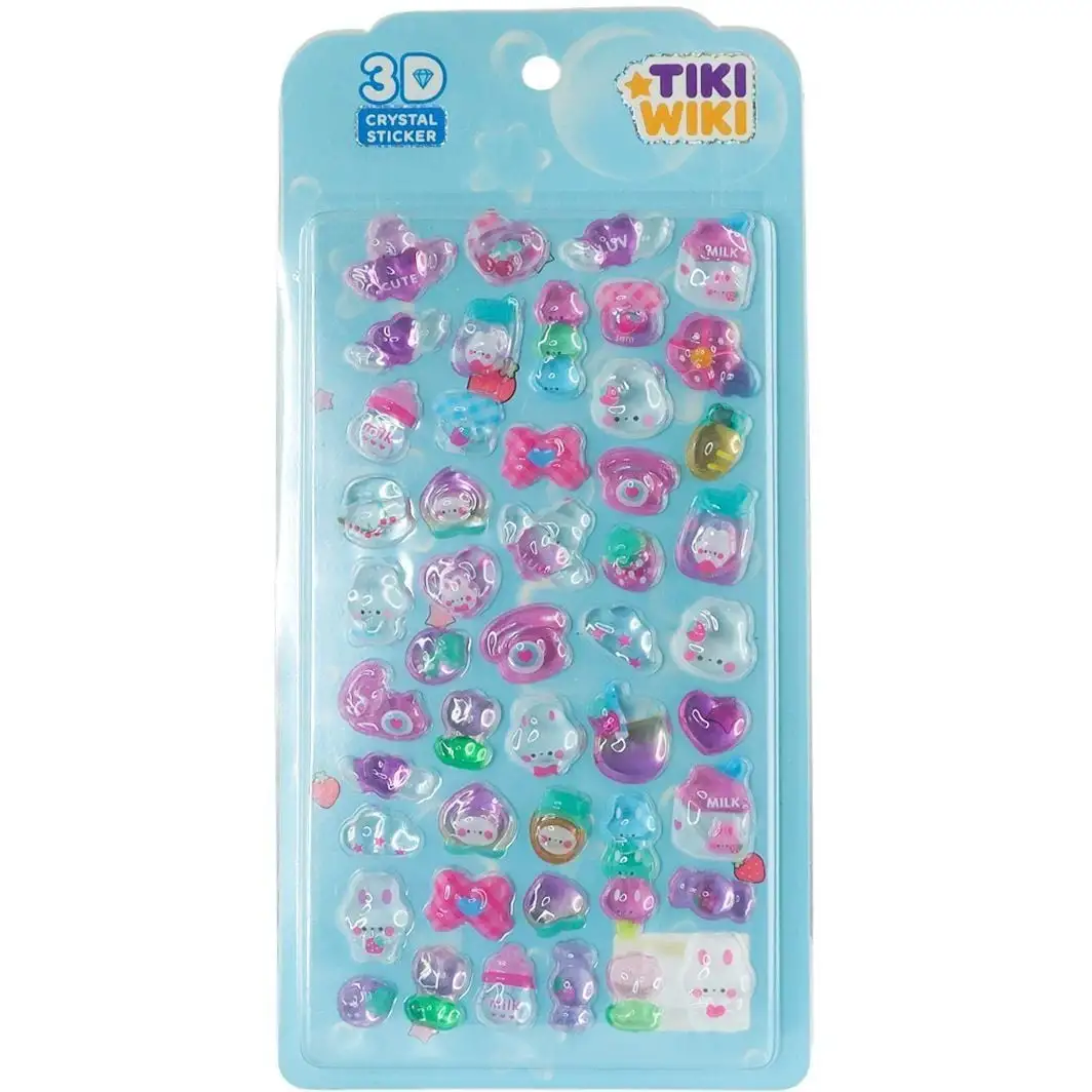 Набір 3D-наліпок TIKI WIKI серії "Crystal"  ТІКІ ФАНТАЗІЯ