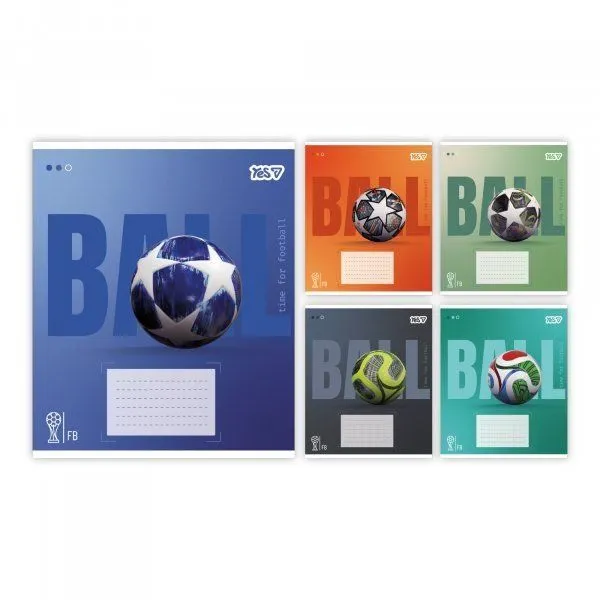 Зошит учнівський Yes "Ball" А5/18 кл.