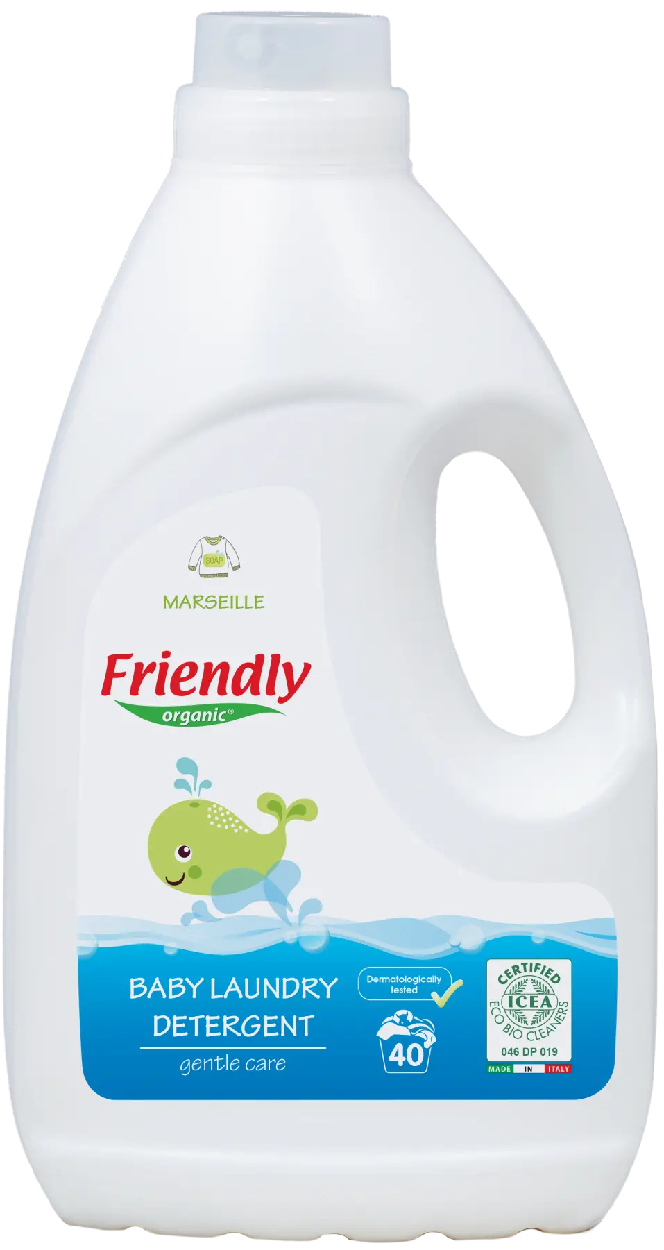 Органічний засіб для прання дитячої білизни &quot;Марсельське мило&quot; 2000 мл, Friendly Organic