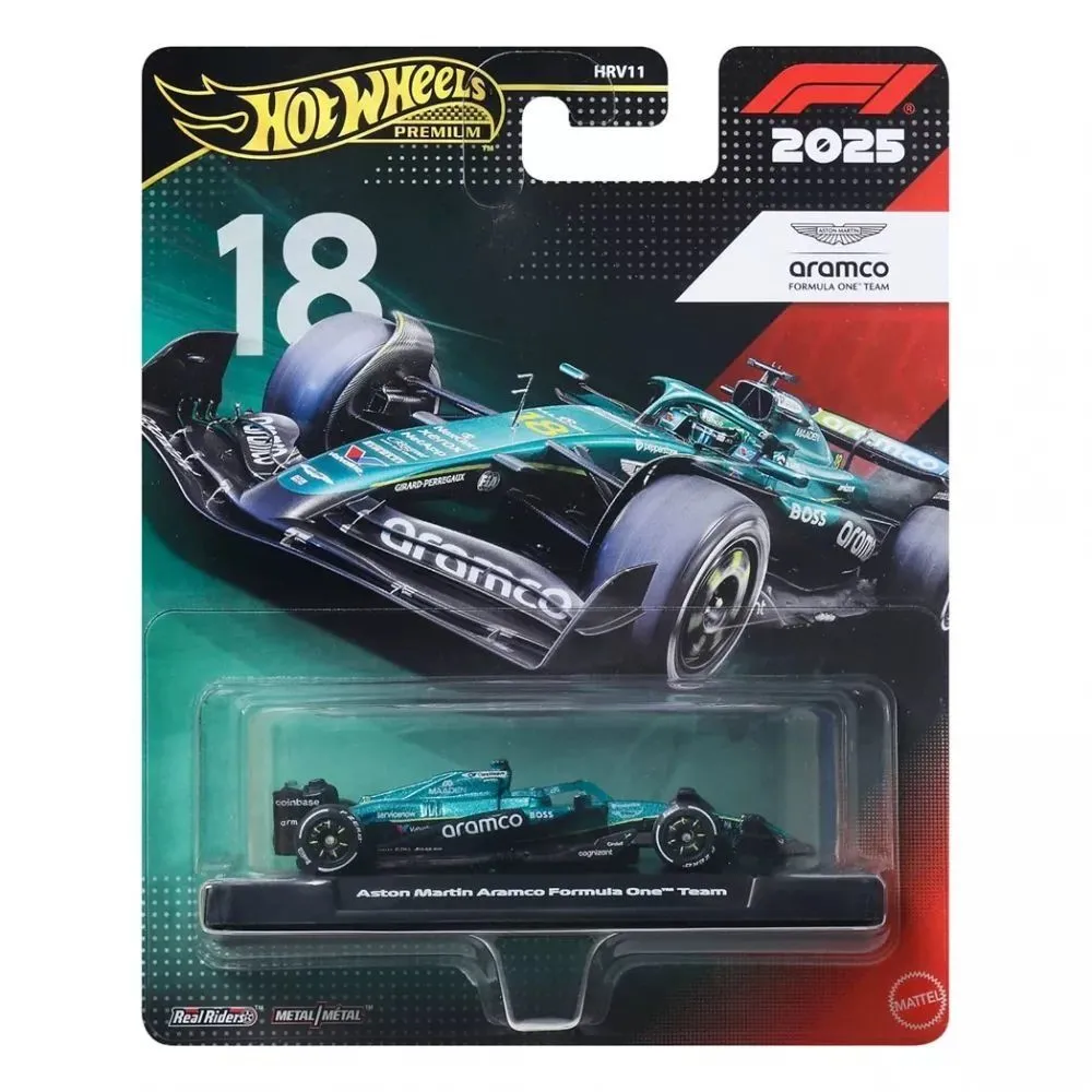 Колекційний болід Aston Martin Lance Stroll #18 "Formula 1" Hot Wheels