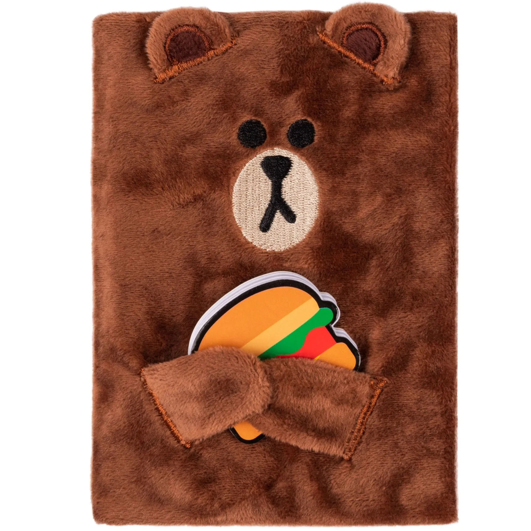 Блокнот пухнастий YES &quot;Line Friends&quot; Brown