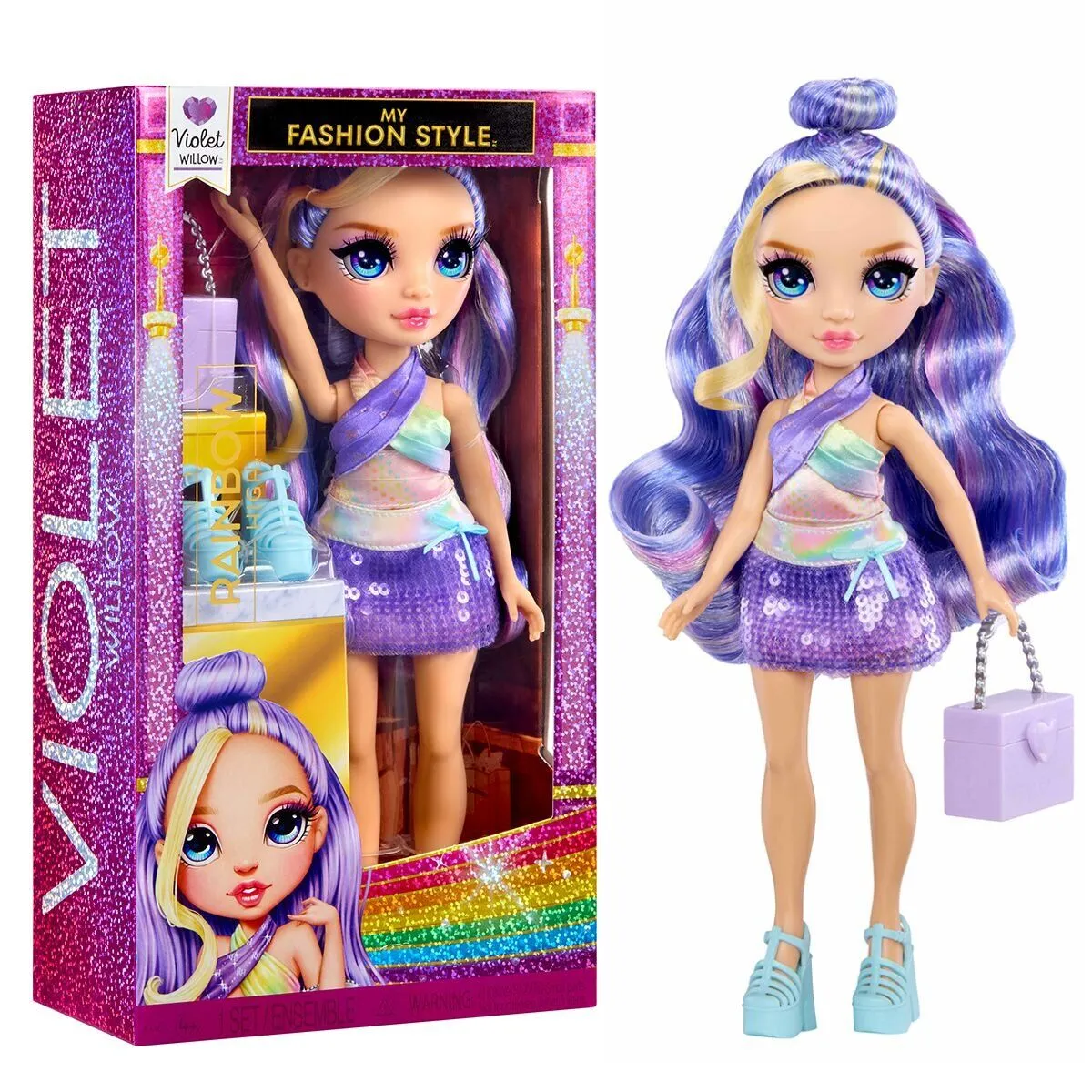 Лялька RAINBOW HIGH серії My Fashion Style  ВІОЛЕТТА (з аксес)