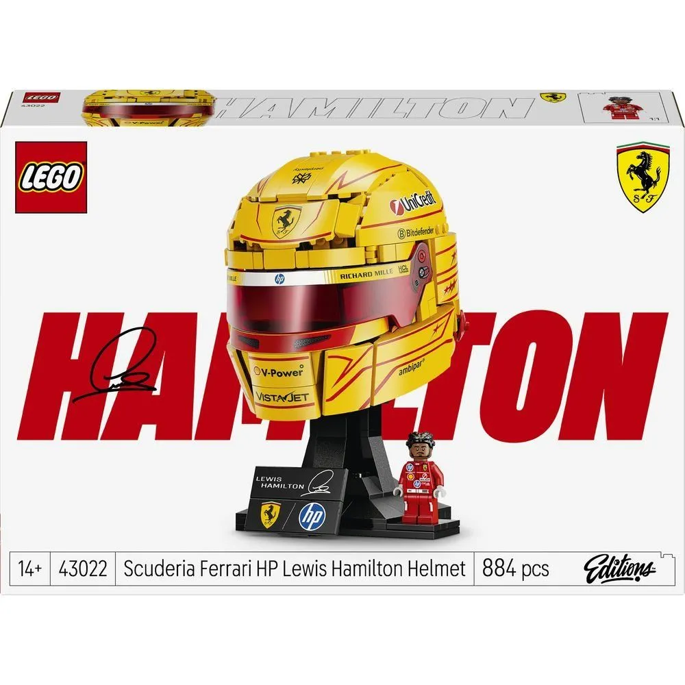 Конструктор Шолом Льюїса Гамільтона з команди Scuderia Ferrari HP