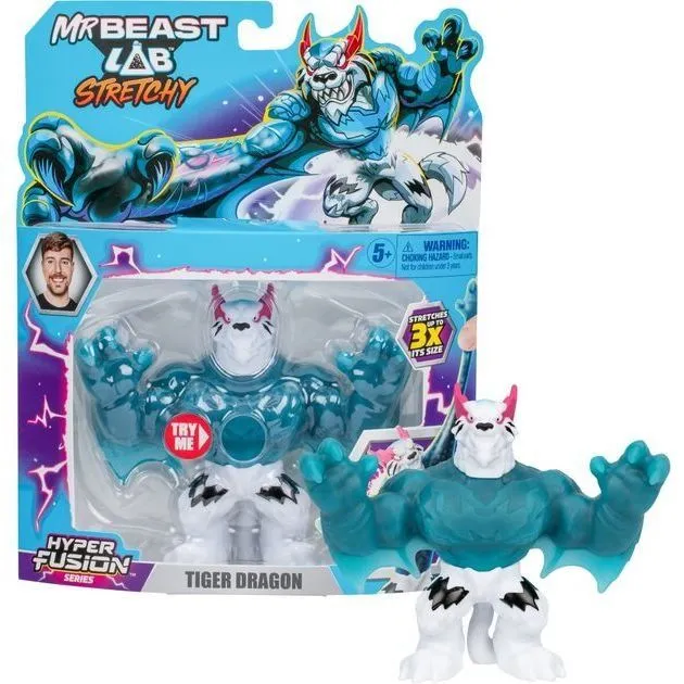 Фігурка, що розтягується Тигр Дракон ТМ "MrBeast Lab"
