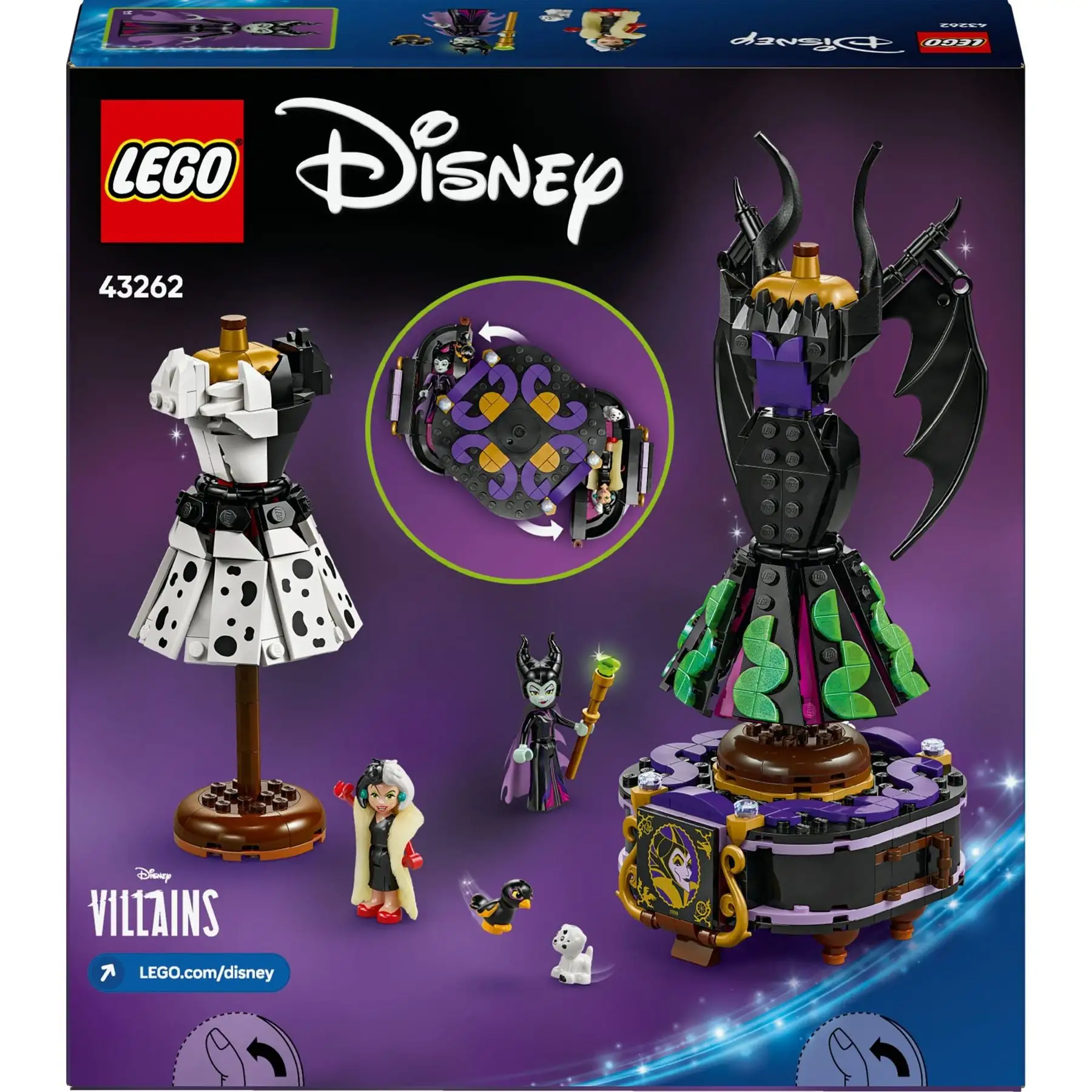 Конструктор Сукні Малефісенти та Лютелли де Віль LEGO Disney