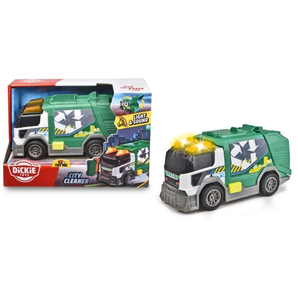 Сміттєвоз &quot;Прибирач міста&quot; з відкривним контейнером, звук. та світл. ефектами, 15 см, 3+