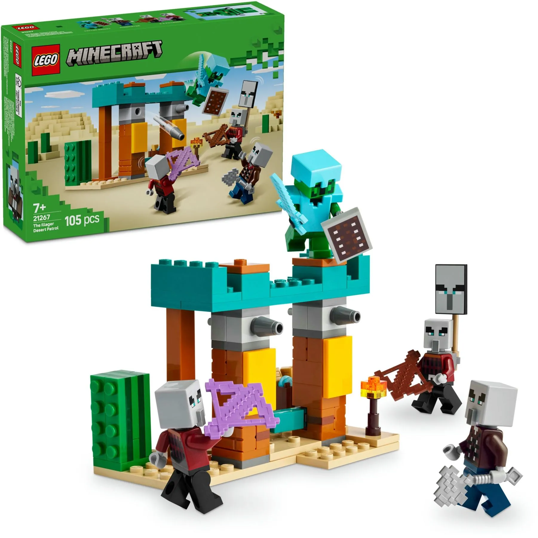 Конструктор Пустельний патруль розбійника LEGO Minecraft