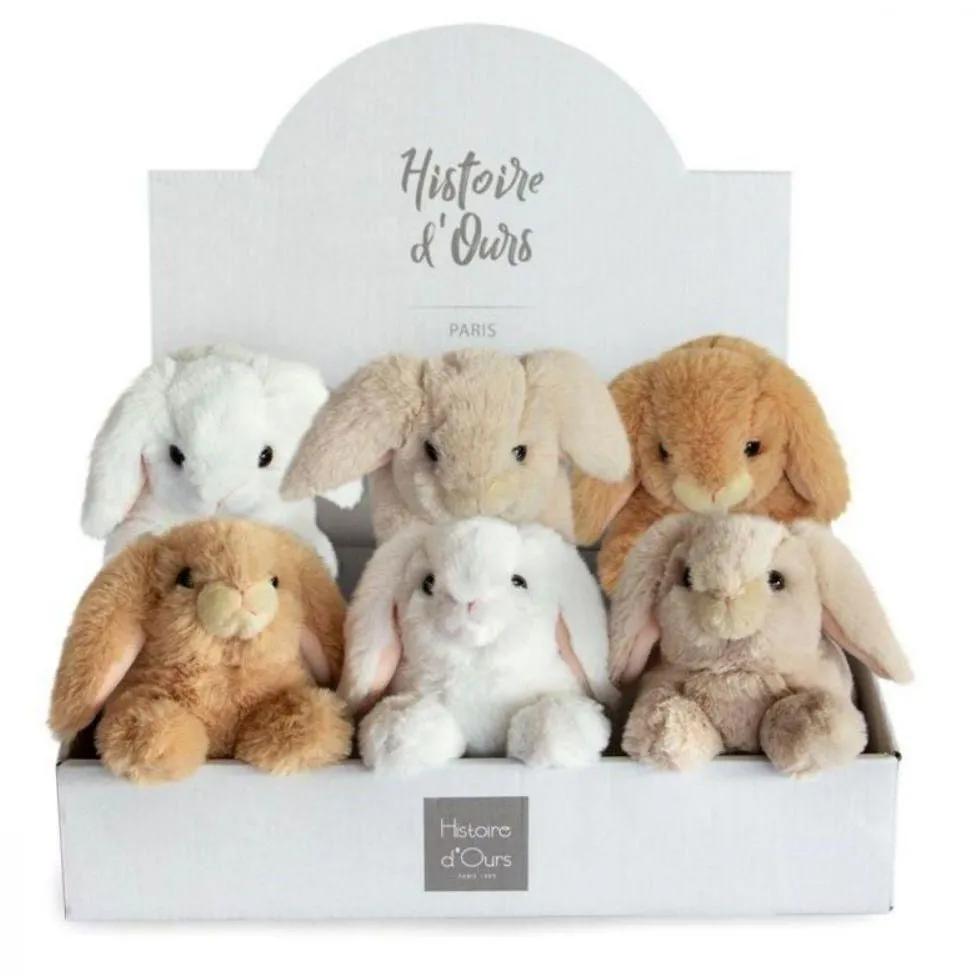 М&#039;яка іграшка Кролик 3 моделі, 17см, дисплей, арт. HO3000