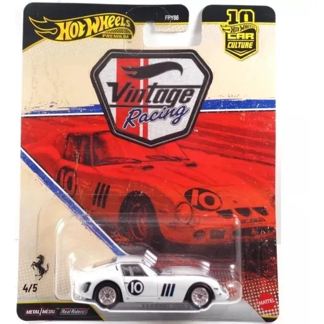 Колекційна модель машинки Ferrari 250 GTO серії "Car Culture" Hot Wheels
