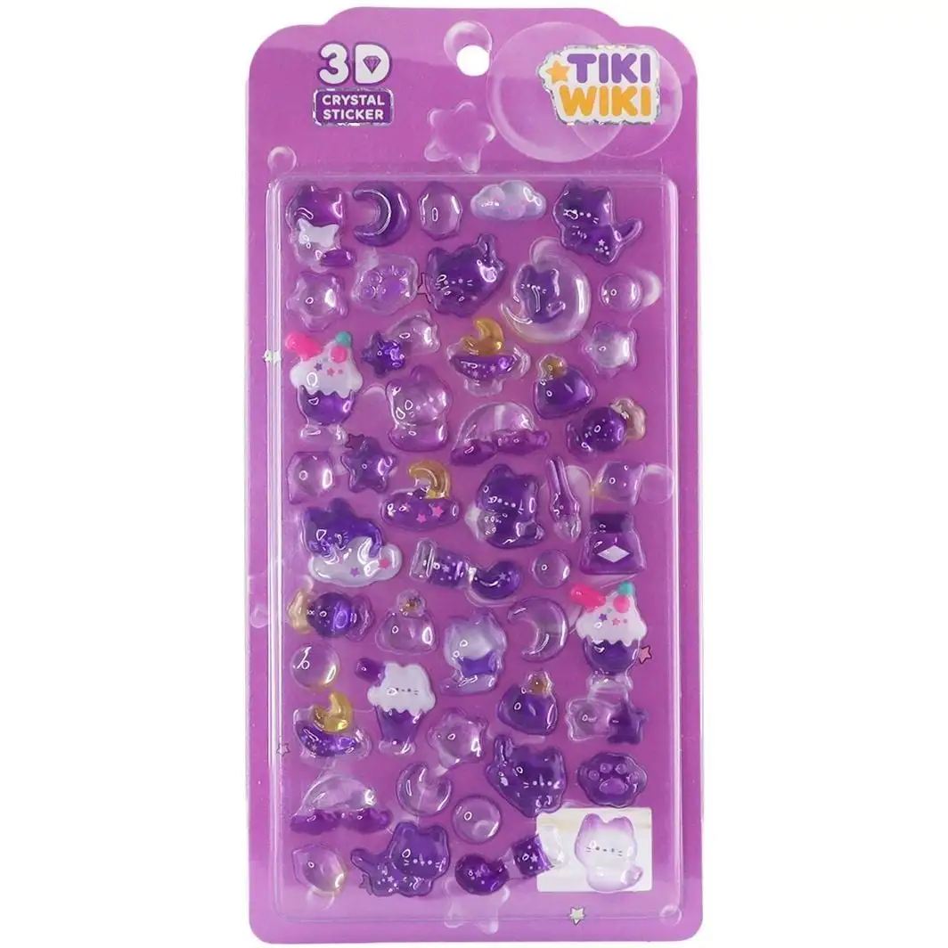 Набір 3D-наліпок TIKI WIKI серії "Crystal"  ТІКІ ЗОРЯНІ СНИ