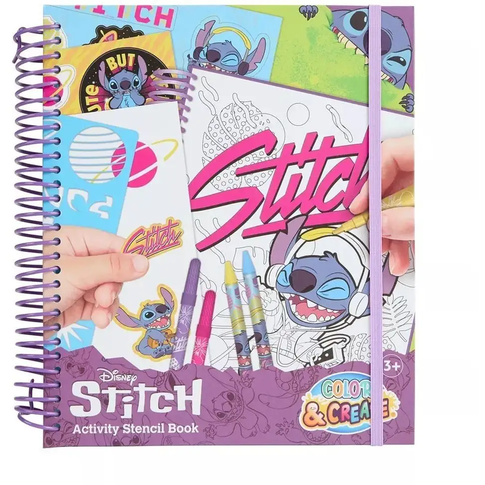 Книжка для розфарбовування, дитяча DISNEY STITCH Актівіті
