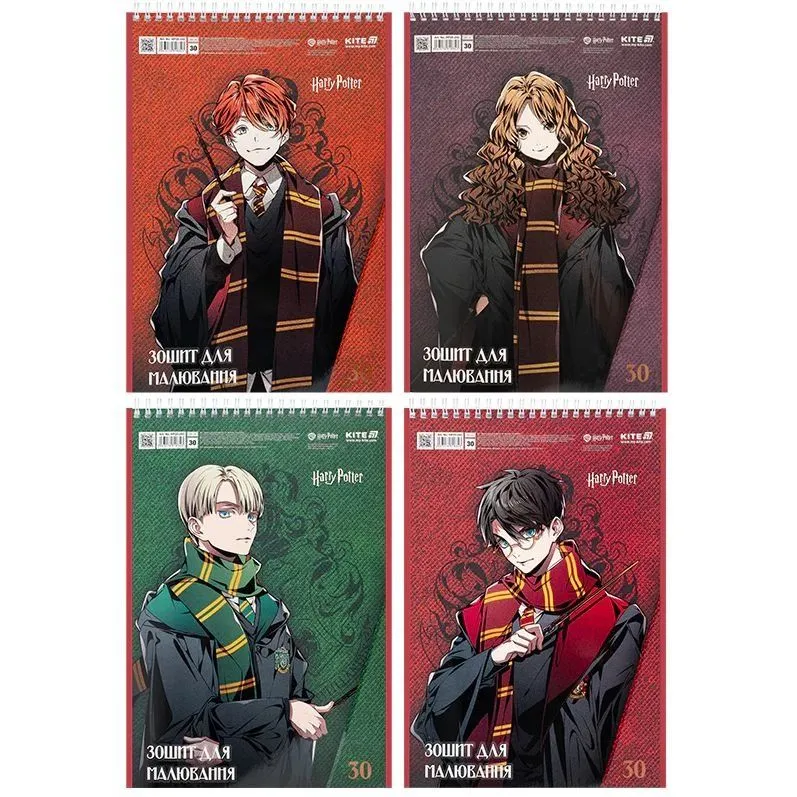 Зошит для малювання, 30 арк., спір., софт тач + УФ лак, HP