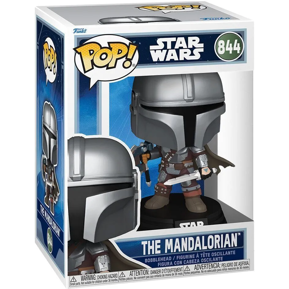 Ігрова фігурка FUNKO POP! серії "Мандалорець і Ґроґу" - МАНДАЛОРЕЦЬ ЗІ ЗБРОЄЮ