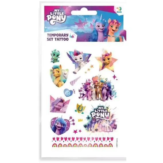 Набір дитячих тимчасових татуювань My Little Pony