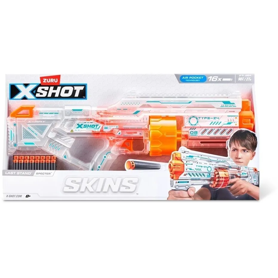 X-Shot Швидкострільний бластер Skins Last Stand SPECTER (16 патронів)