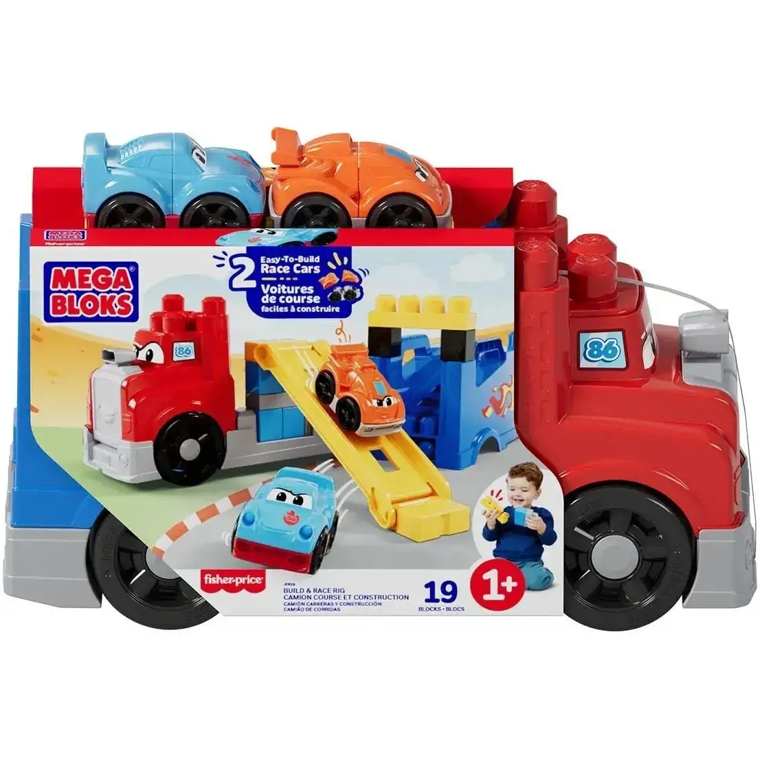 Конструктор "Автовоз з машинками" Mega Bloks