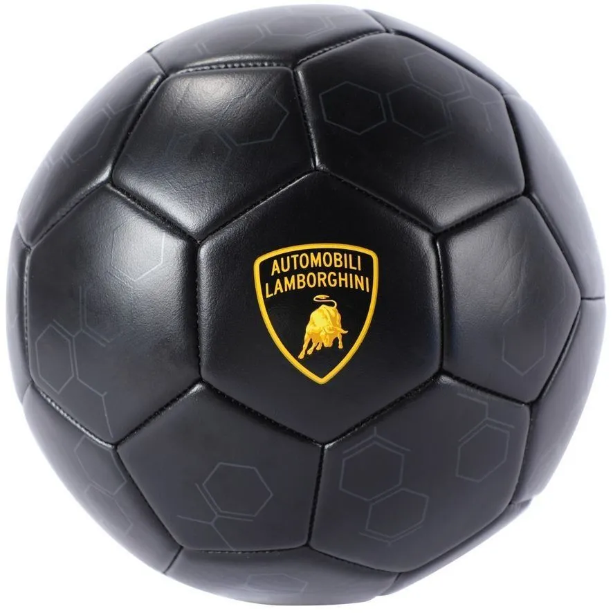 LAMBORGHINI: Футбольний м'яч, чорний, р.2