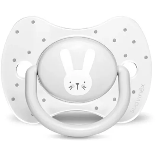 Пустушка фізіологічна &quot;Hygge - Затишні історії&quot; +18 місяців, сірий зайчик