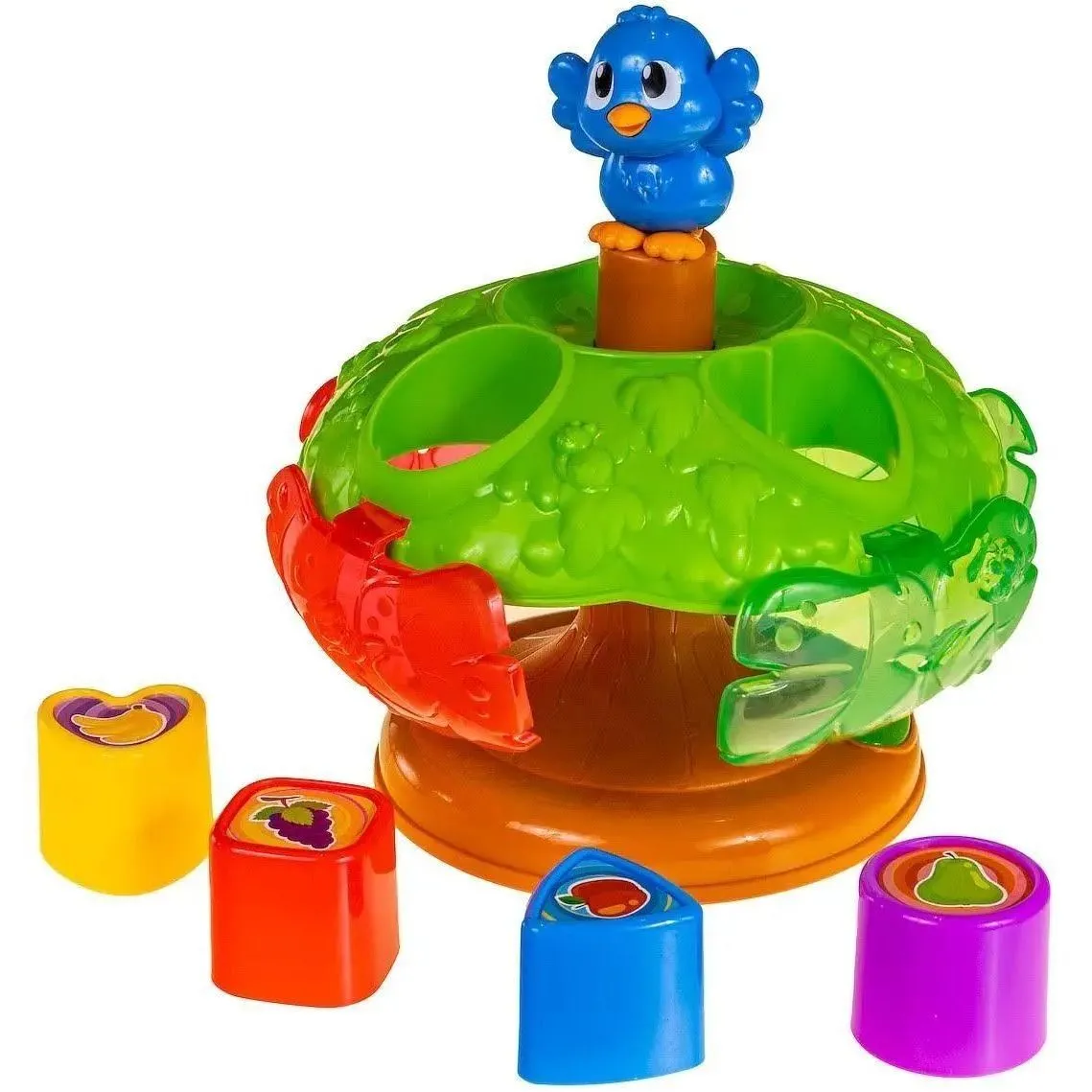 Сортер-дзига 0752-NL WinFun  заводна, 4 фігурки, муз., світло, бат., кор.