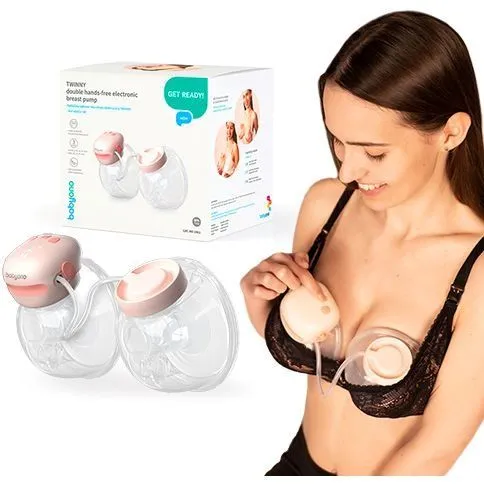 Набір акційний подвійний молоковідсмоктувач &quot;TWINNY&quot; та Вкладки лактаційні &quot;COMFORT&quot;/&quot;Babyono&quot;