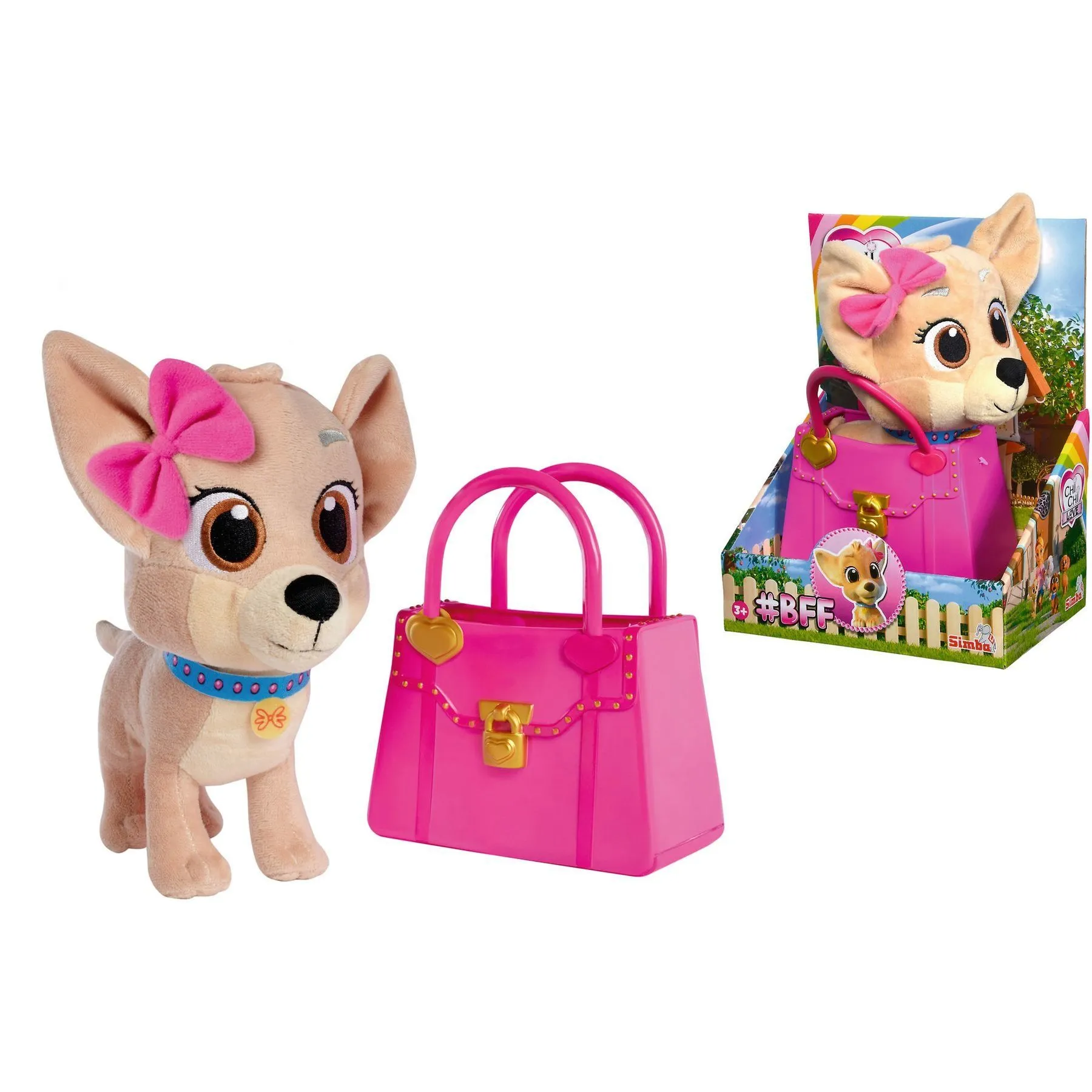 Собачка CCL &quot;Чіхуахуа. Зірка мультфільма&quot; з сумочкою, 20 см, 3+