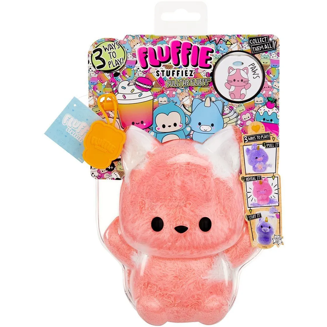 Мяка іграшка-антистрес FLUFFIE STUFFIEZ серії "Small Plush" - КОТИК