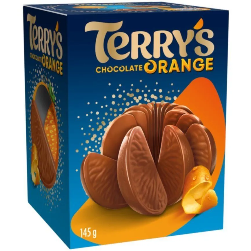 Шоколадний апельсин Terry's Chocolate Orange Milk 145г, 12шт/ящ, шт