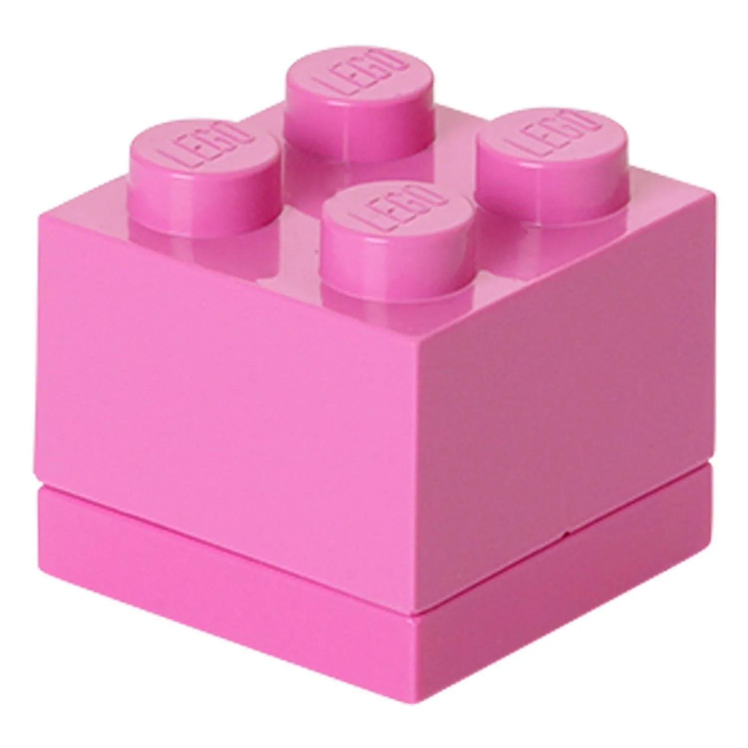 Чотирьохточковий яскраво-рожевий міні-бокс для зберігання Х4 Lego