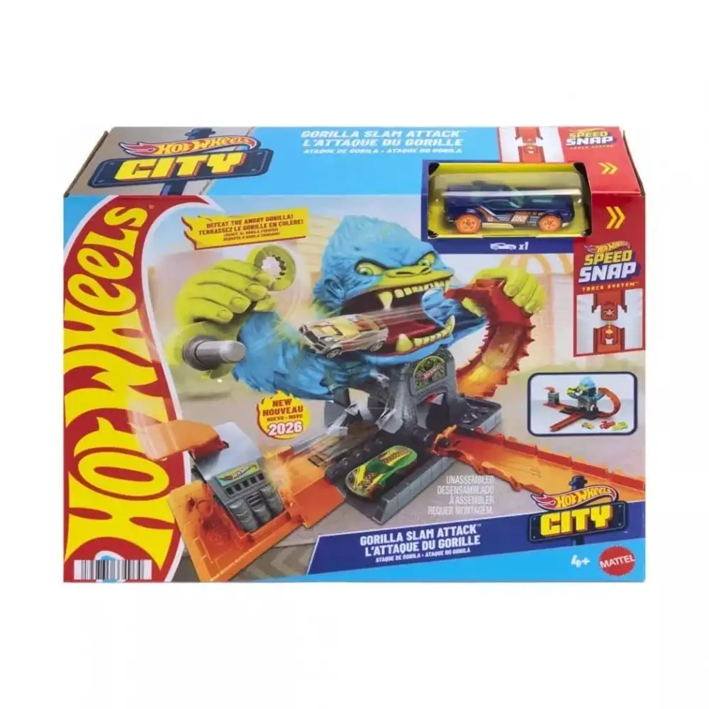 Ігровий набір "Атака лютої горили" Hot Wheels