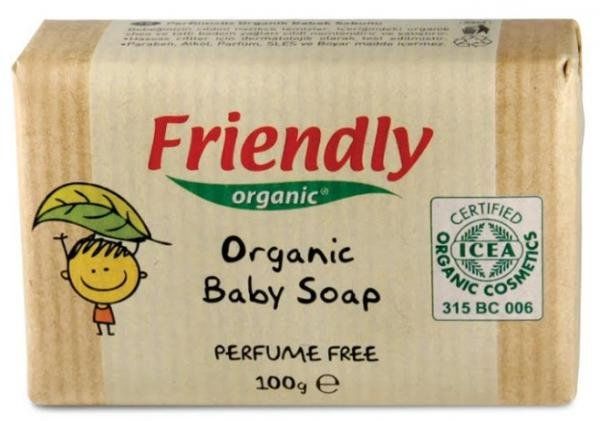 Дитяче мило торговельної марки "FRIENDLY ORGANIC". 100гр.