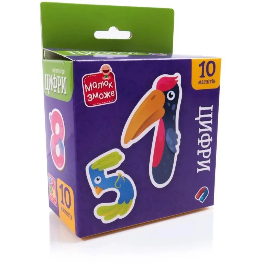 Гра розвиваюча Vladi Toys набір магнітів. "Цифри" VT3106-37