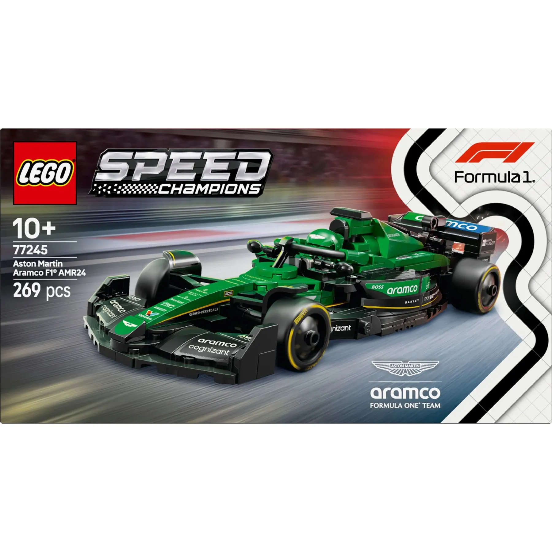 Конструктор Автомобіль для перегонів Aston Martin Aramco F1^ AMR24 LEGO Speed Champions