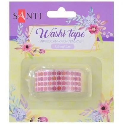 Стрічка паперова з клейким шаром &quot;Sweet pills&quot; 1.5см * 5м