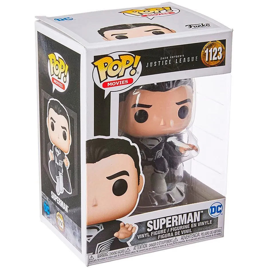Ігрова фігурка FUNKO POP! серії &quot;Ліга Справедливості&quot;  СУПЕРМЕН (чорний костюм)